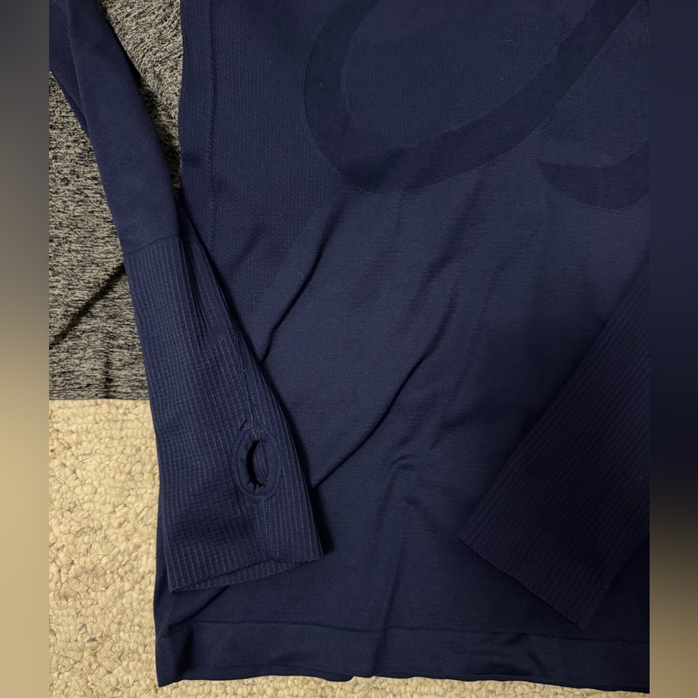 CRZ YOGA Long Sleeve Tops - Black, Gray, and Blue - Picture 5 of 5